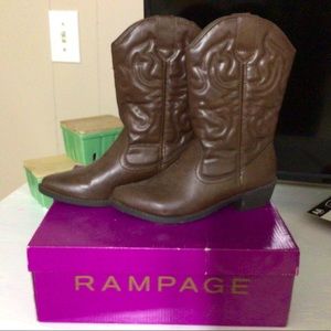 Rampage cowboys boots 7.5